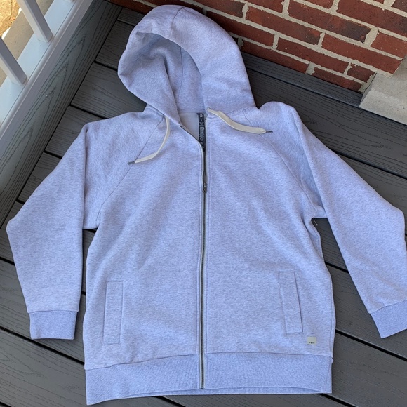 Vuori Restore Oversize Organic Cotton Blend Zip Hoodie - Picture 6 of 14